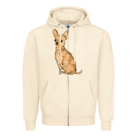 Sandshell chihuahua Zipper Hoodie - MaliasSmallBusiness