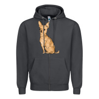 Smoke chihuahua Zipper Hoodie - MaliasSmallBusiness