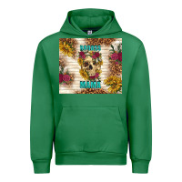 Badass Mama With Flowers Urban Hoodie | Teevron