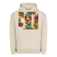 Pigment French Oak badass mama with flowers Urban Hoodie - TumblerDesignByShophia