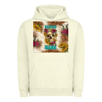 Pigment Pistachio badass mama with flowers Urban Hoodie - TumblerDesignByShophia