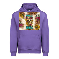 Tulip badass mama with flowers Urban Hoodie - TumblerDesignByShophia