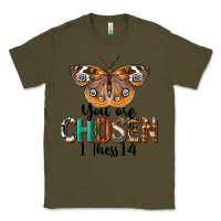 Army Green You Are Chosen Religious Classic Tee - LillyAllenDesigns