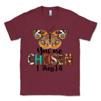 Burgundy You Are Chosen Religious Classic Tee - LillyAllenDesigns