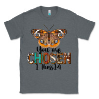 Charcoal Heather You Are Chosen Religious Classic Tee - LillyAllenDesigns