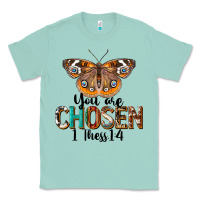 Seafoam You Are Chosen Religious Classic Tee - LillyAllenDesigns