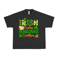 Pigment Black irish today hungover tomorrow Urban Heavy Tee - Artiststas