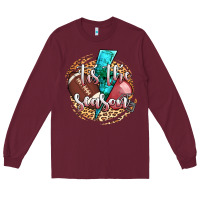 Burgundy tis the season football helmet Long Sleeve Tee - AdoDesignShop