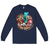 Navy tis the season football helmet Long Sleeve Tee - AdoDesignShop