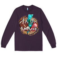 Plum tis the season football helmet Long Sleeve Tee - AdoDesignShop