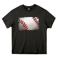 Asphalt baseball brushstroke Heavy Core Tee - RanaPortraitStore