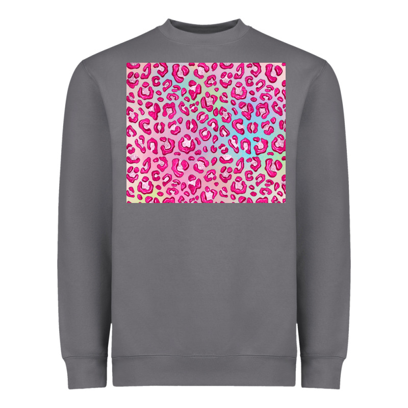Pink Leopard Glitter Heavyweight Sweatshirt by JahusDesignShop | Teevron
