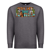 Charcoal Heather Not My First Rodeo Western Premium Sweatshirt - BundleAndBundleShop