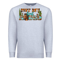 Heather Grey Not My First Rodeo Western Premium Sweatshirt - BundleAndBundleShop