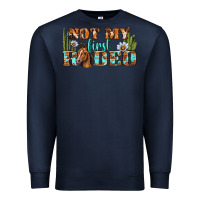 Navy Not My First Rodeo Western Premium Sweatshirt - BundleAndBundleShop