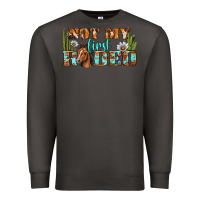 Smoke Not My First Rodeo Western Premium Sweatshirt - BundleAndBundleShop