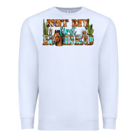 White Not My First Rodeo Western Premium Sweatshirt - BundleAndBundleShop