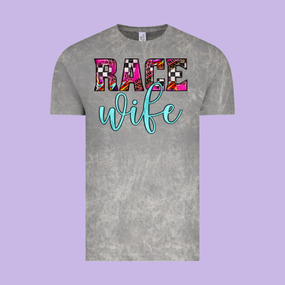 Race Wife Vintage Tee Designed By Jahusdesignshop