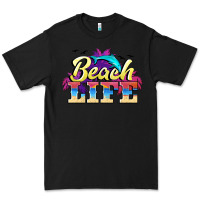 Black beach life Premium Tee - BarkalooDesign
