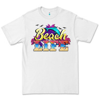 White beach life Premium Tee - BarkalooDesign