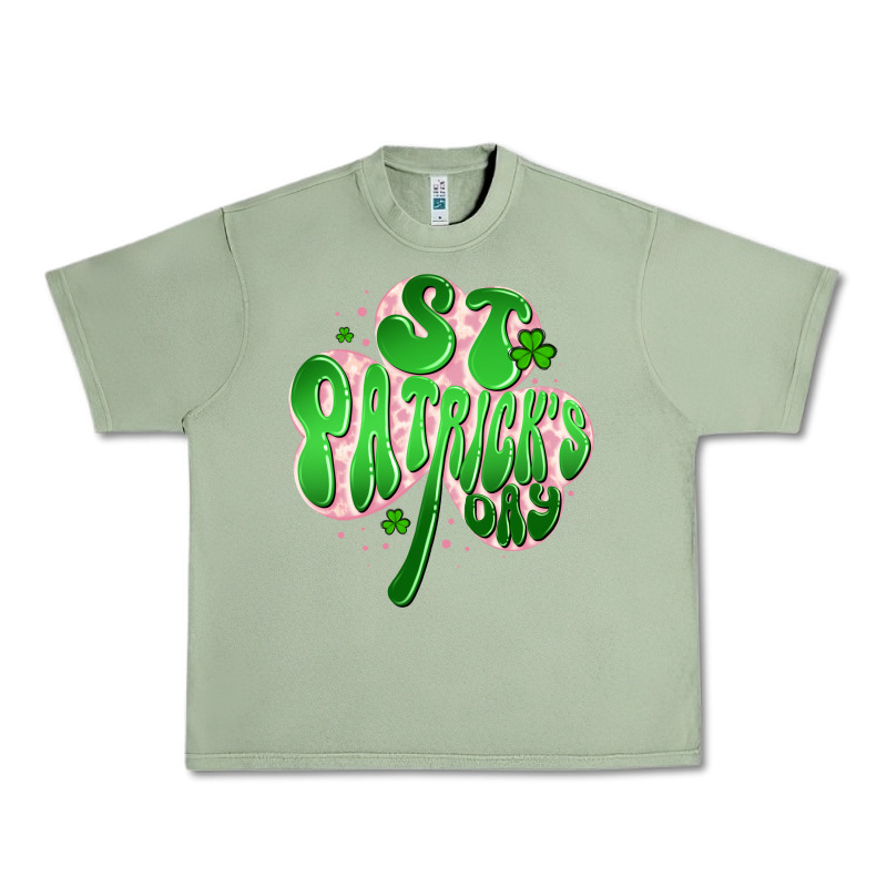 St Patricks Day Clover Urban Heavy Tee by Artiststas | Teevron