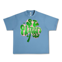 Pebble Blue st patricks day clover Urban Heavy Tee - Artiststas