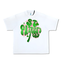 White st patricks day clover Urban Heavy Tee - Artiststas