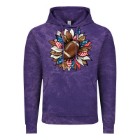 Cloud Purple american football sunflower Vintage Hoodie - HRA Design Shop