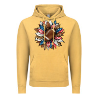 Vintage Mustard american football sunflower Vintage Hoodie - HRA Design Shop