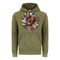 Vintage Olive american football sunflower Vintage Hoodie - HRA Design Shop