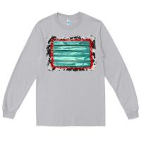 Moon Dust cowhide bandana wood background Long Sleeve Tee - AdoDesignShop