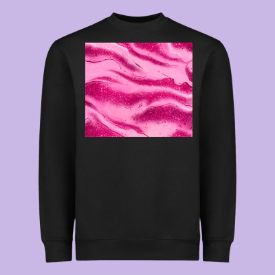 Pink Glitter Heavyweight Sweatshirt Designed By Jahusdesignshop