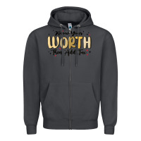 Smoke know your worth Zipper Hoodie - MaliasSmallBusiness