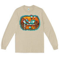Mushroom western cactus Long Sleeve Tee - AdoDesignShop