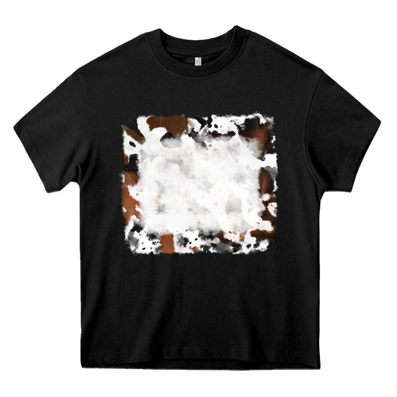 Black And Brown Cowhide Heavy Core Tee by RanaPortraitStore | Teevron