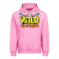 Fuchsia Pink Wild about Softball Urban Hoodie - HowdyJamesFarm