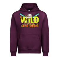 Mauve Wine Wild about Softball Urban Hoodie - HowdyJamesFarm