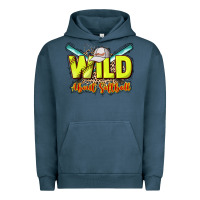 Pigment Midnight Navy Wild about Softball Urban Hoodie - HowdyJamesFarm