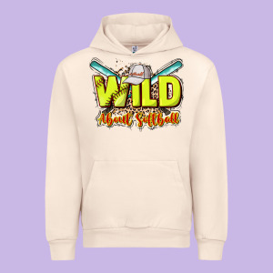 Wild About Softball Urban Hoodie Designed By Howdyjamesfarm