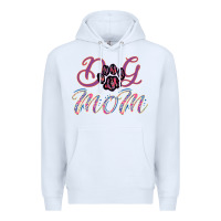 White Dog Mom Premium Hoodie - Bettercallsaul