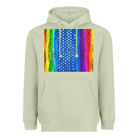 Matcha LGBTQ+ Pride American Flag Tumbler Heavyweight Hoodie - BundleAndBundleShop