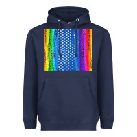 Navy LGBTQ+ Pride American Flag Tumbler Heavyweight Hoodie - BundleAndBundleShop