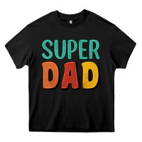 Black super dad Heavy Core Tee - Artiststas