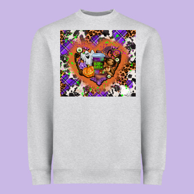 Halloween Heart Heavyweight Sweatshirt Designed By Adodesignshop