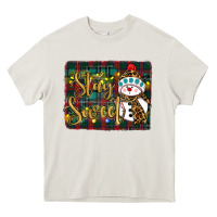 Cream christmas stay Heavy Core Tee - RanaPortraitStore