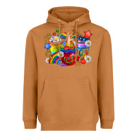 Meerkat LGBTQ+ Pride Coffee Cups Heavyweight Hoodie - BundleAndBundleShop