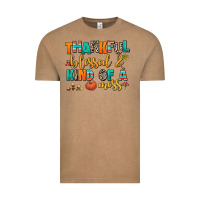 Vintage Coffee thankful  blessed and kind of a mess Vintage Tee - AdoDesignShop
