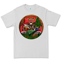 Dove Grey Baby Cow Christmas Premium Tee - RanaPortraitStore