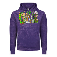 Cloud Purple St Patricks love nurse Vintage Hoodie - RacoonDesign