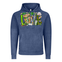 Vintage Denim St Patricks love nurse Vintage Hoodie - RacoonDesign